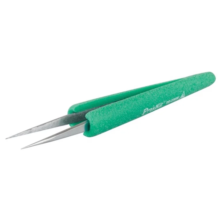 Nhíp thẳng đầu nhọn tán tĩnh điện Pro'skit TZ-205N (140.5 mm)