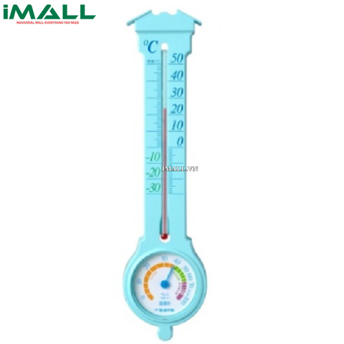 Nhiệt ẩm kế thủy ngân skSATO Miluno-EX (1031-20) (-30~50°C, 0~100% rh)