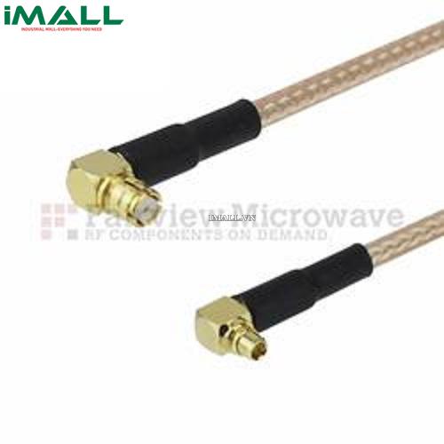 Cáp RA MMCX Plug - RA SMP Female Fairview FMC1921315 (RG-316 Coax; 3 GHz )