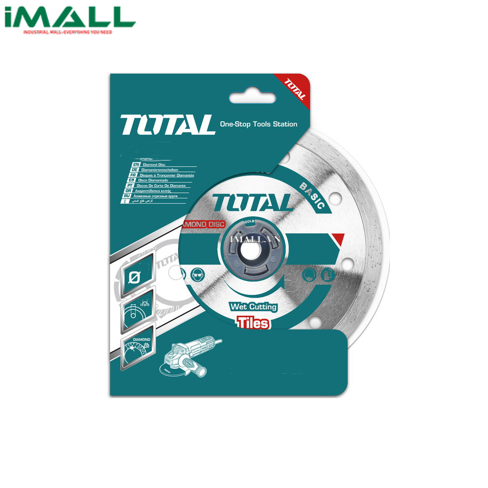 Đĩa cắt gạch ướt có phủ hợp kim nhân tạo (200x25.4mm) Total TAC2122003