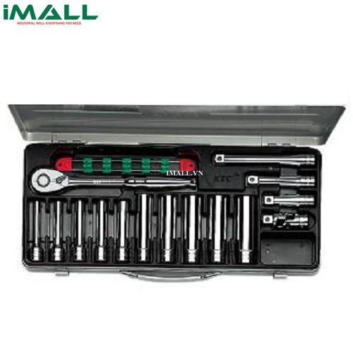 Bộ đầu khẩu vặn ốc KTC TB4L10X (1/2”, 15 chi tiết)