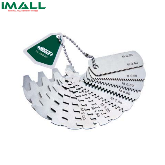 Dưỡng đo bước răng INSIZE 4860-245 (0.35-4.5mm)