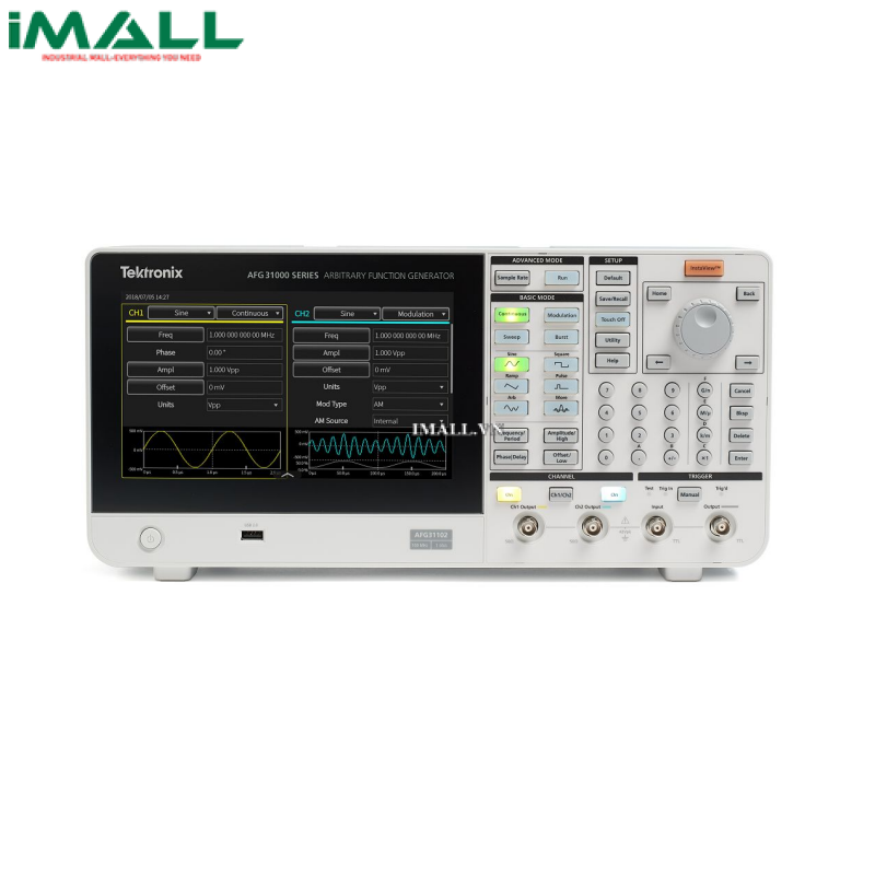 Máy phát xung tùy ý Tektronix AFG31052 (50 MHz, 2 Kênh, 500Msa/s)