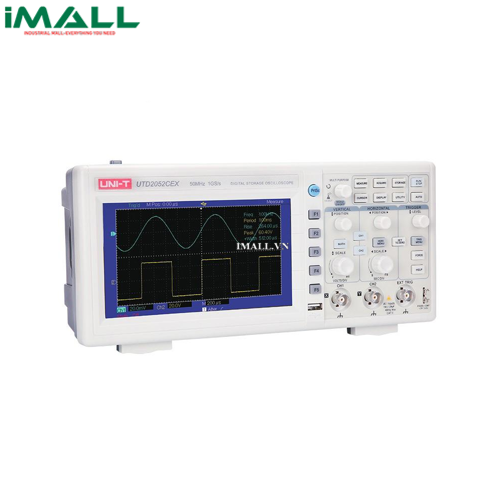 Máy hiện sóng số UNI-T UTD2052CEX (50MHz, 2 Kênh, 1GS/s)