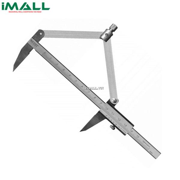 Thước cặp vẽ vạch dấu hình ovel hoặc song song Vogel 303003 (0-200mm)