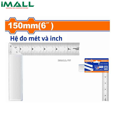 Thước vuông 150mm Wadfow WSR2915