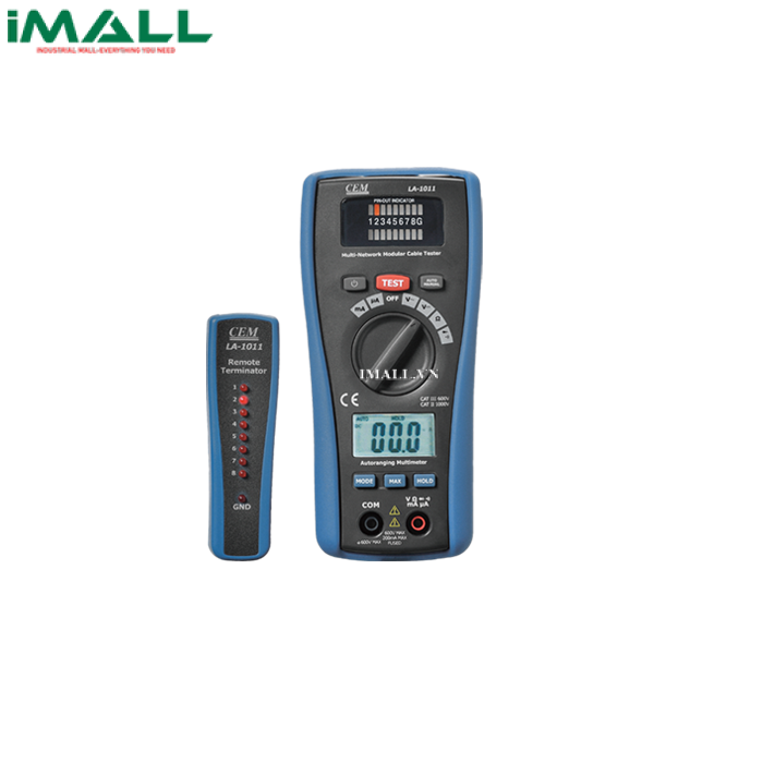 Đồng hồ vạn năng + Kiểm tra mạng LAN CEM LA-1011 (600V, 200mA, 20MΩ)