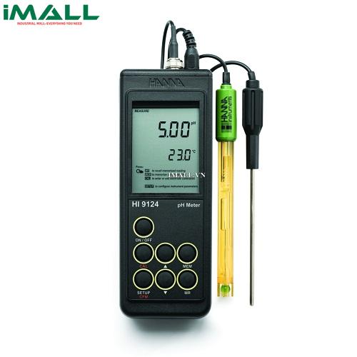 Máy Đo pH/Nhiệt Độ Cầm Tay HANNA HI9124 (-2.00~16.00 pH, 20.0~120.0°C)