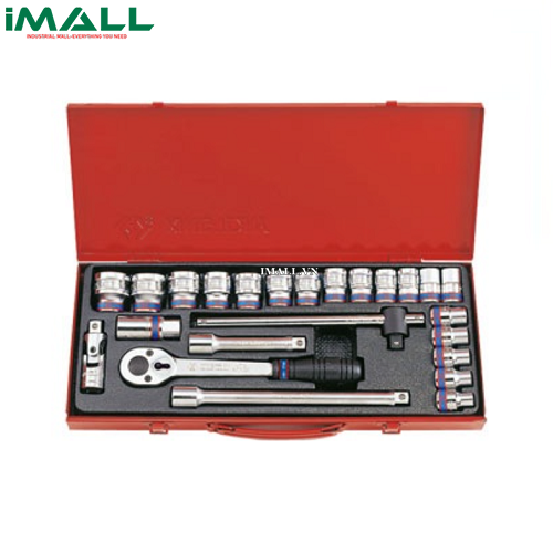 Bộ tuýp 24 chi tiết hệ mét Kingtony 4528MR (1/2")