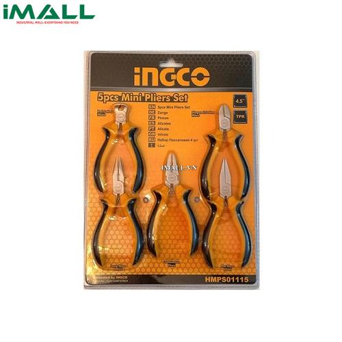 Bộ 5 kìm mini (4.5") INGCO HMPS01115