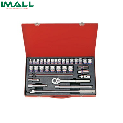 Bộ tuýp 33 chi tiết hệ mét Kingtony 4534MR (1/2")
