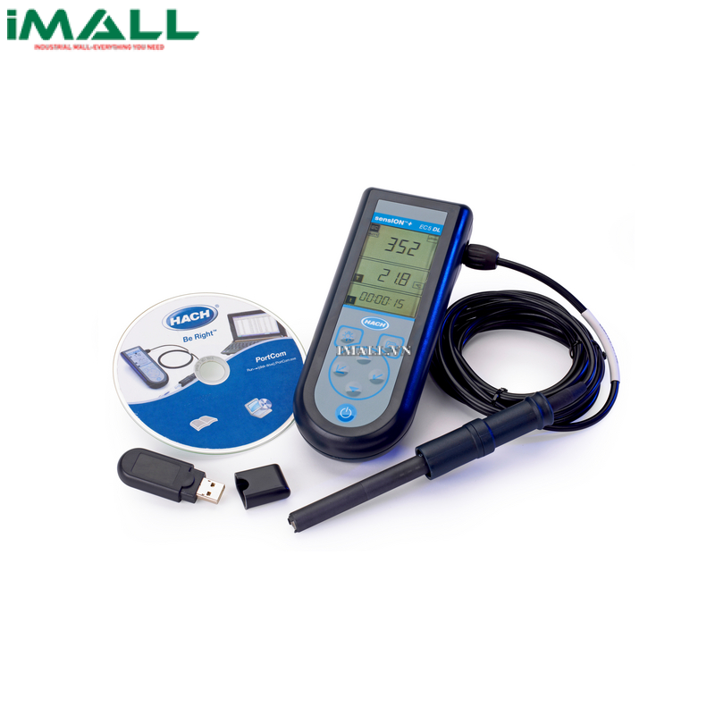 Máy đo độ dẫn điện EC/TDS HACH sension+EC5 DL (kèm điện cực 5060 Platinum, k = 1.0 cm-1)