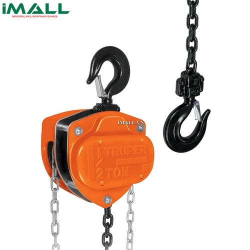 Palăng xích công nghiệp kéo tay 1.5 tấn Truper POL-1-1/2