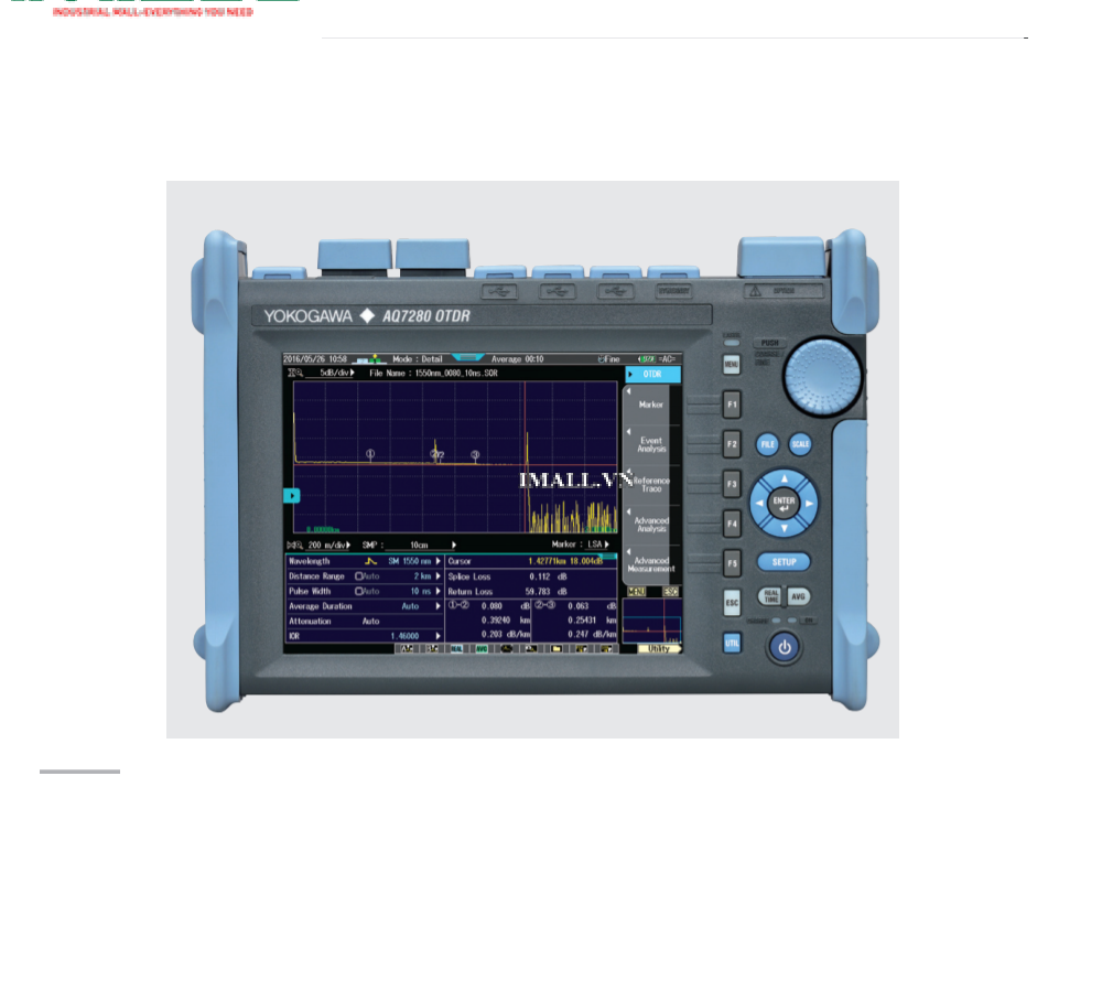 Máy đo OTDR cáp quang Yokogawa AQ7282G