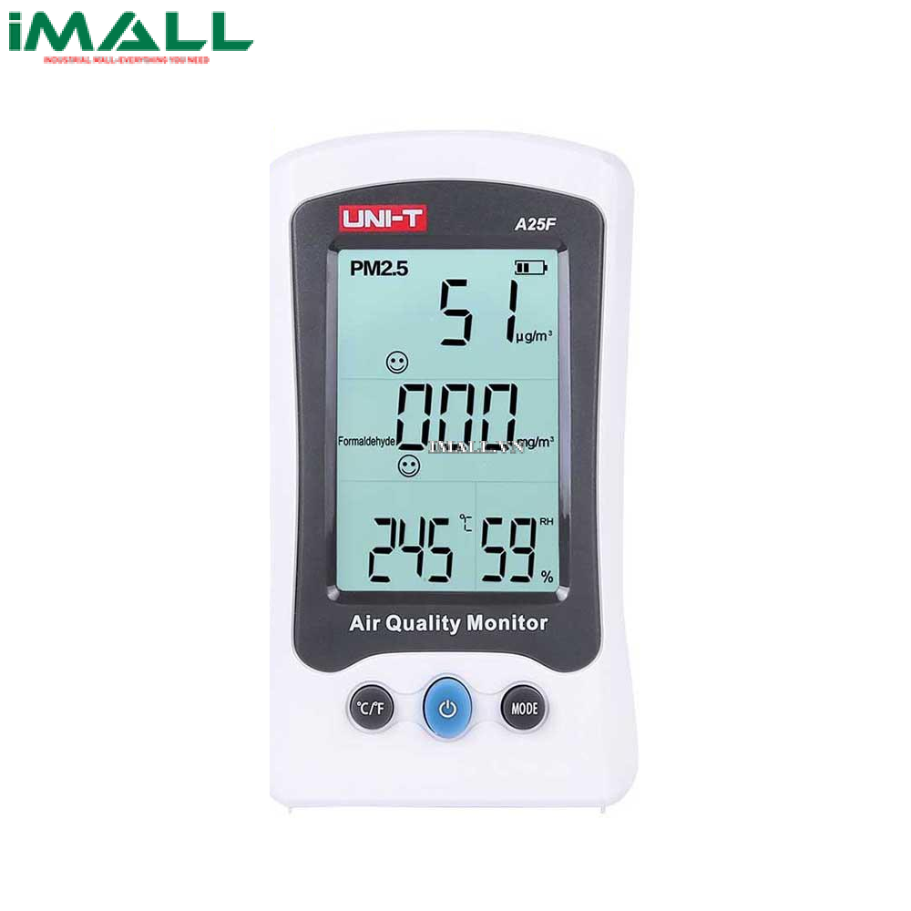 UNI-T A25F PM2.5 Meter (0~2mg/m³,0~500μg/m³)