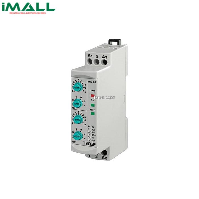 Relay thời gian đa chức năng điều khiển kép, on/off delay TENSE ERV-09