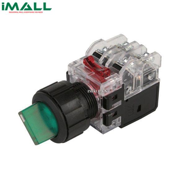 Công tắc 2 vị trí tự giữ Hanyoung nux MRT-K2A1D0A (25mm đèn Xanh dương 12-24V)
