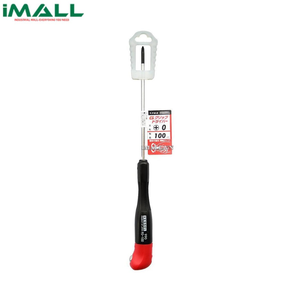 Tô vít 4 cạnh Vessel 990 (No.0x100mm)