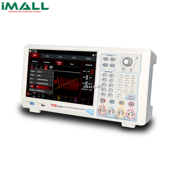 Máy phát xung tùy ý/phát hàm UNI-T UTG9504T (500MHz, 2.5GSa/s, 64Mpts, 4 CH)