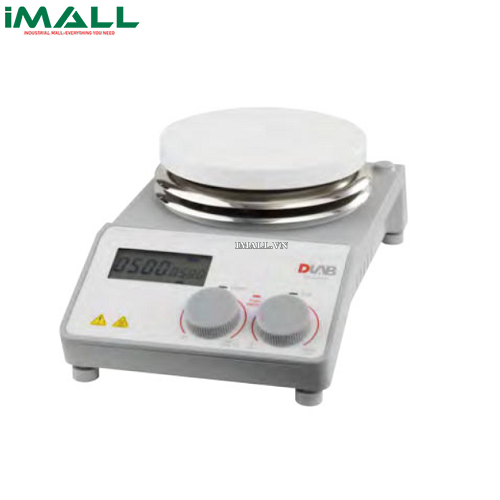Máy khuấy từ gia nhiệt điện tử LCD DLAB MS-H-ProA package 2 (~340°C; 100~1500rpm; gồm PT1000A & bộ kẹp) (8160221110 + 18900016 + 18900017)