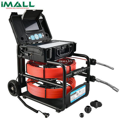 Camera nội soi đường ống (Cáp dài 20m, Φ14mm: 648x488 Pixel; Φ23mm: AHD 1920*1080) TvbTech 3499FB-Dual 3499FB-Dual Red & Red (20m)