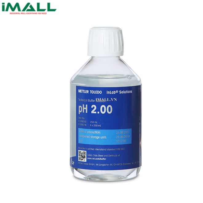 Dung Dịch Chuẩn pH 2.00 METTLER TOLEDO 51350002 (Chai 250 mL)