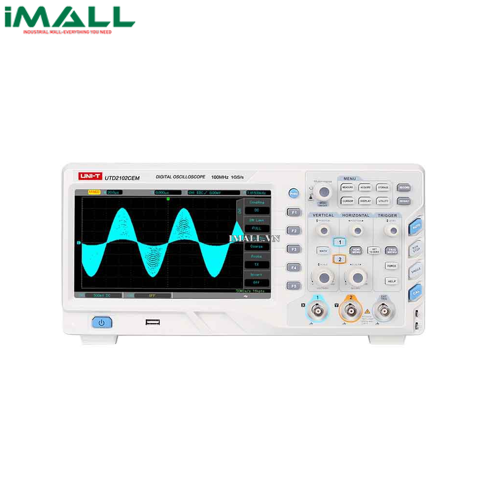 Máy hiện sóng số UNI-T UTD2102CEM (100MHz, 2 Kênh, 1GS/s)