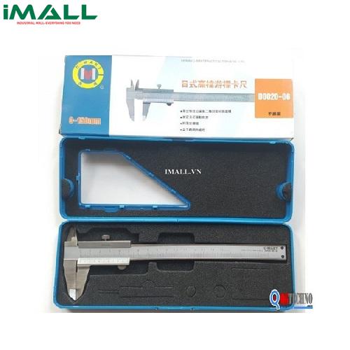 Thước kẹp cơ khí C-MART D0020-06-GY (0~150 mm/ 0~6″, 0.02mm)