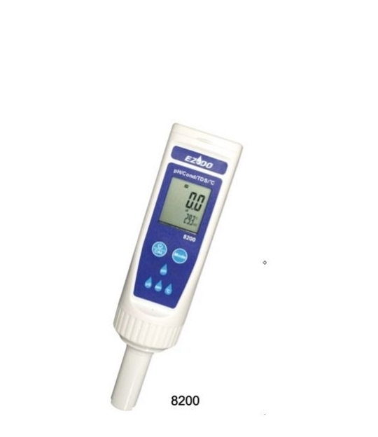 Máy đo pH/ORP/Độ dẫn điện/TDS/Độ mặn/Nhiệt độ cầm tay EZDO 8200 (-2.00~16.00 pH)