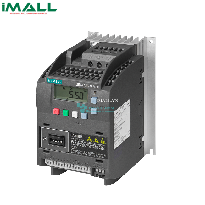 Biến tần Siemens SINAMICS V20 6SL3210-5BB23-0UV0 (1P 220V-3,0 KW)