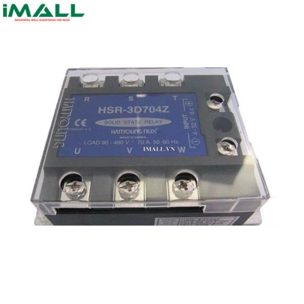 Rờ le bán dẫn Hanyoung nux HSR-3D704R (4 – 32VDC, 70A, 3 Pha)