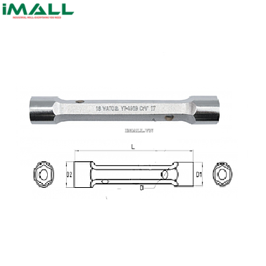 Cờ lê 2 đầu ống Yato YT-4919 (16x17mm)