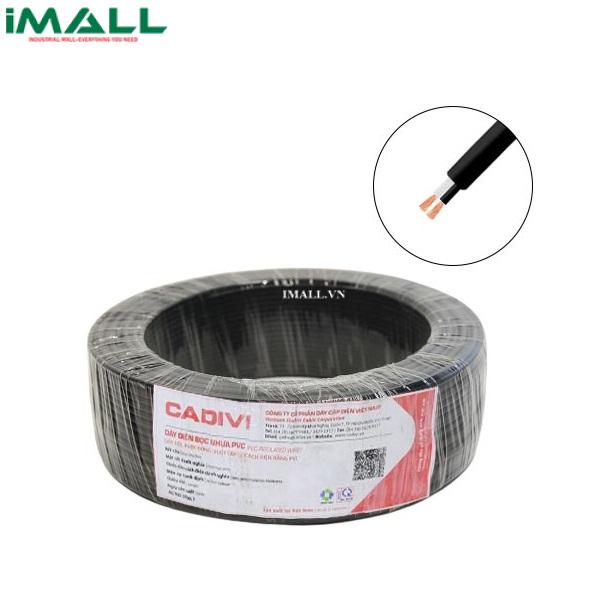 Dây điện đơn mềm Cadivi VCm-10 mm2 (Đen) – 0.6/1KV
