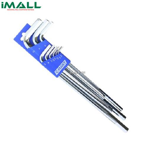 Bộ lục giác đầu bi 9 cây hệ mm C-MART F0015-MM