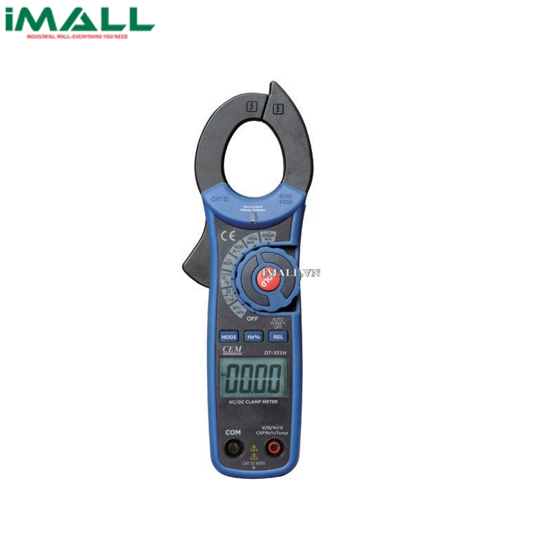 Ampe kìm AC/DC CEM DT-351H (AC/DC 400A, 600V)