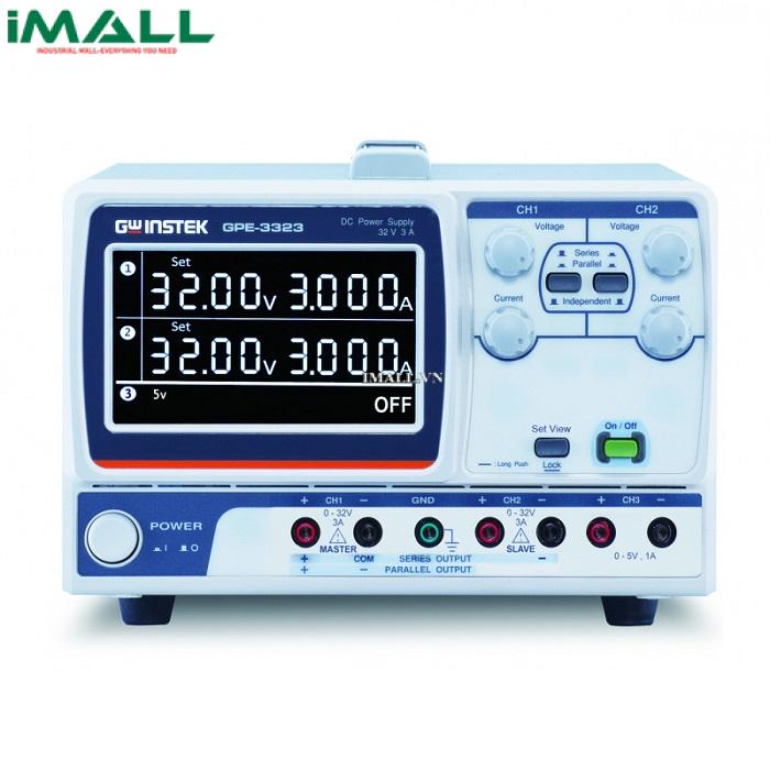 Nguồn một chiều tuyến tính GW instek GPE-3323 (32V, 3A, 3CH)