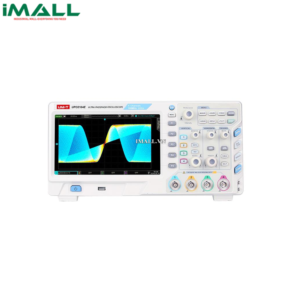Máy hiện sóng số UNI-T UPO2104E (100MHz, 4 Kênh, 1GS/s)