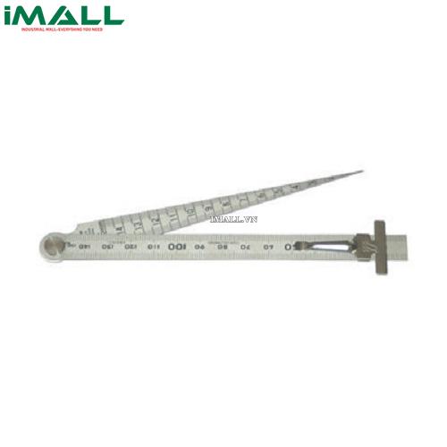 Thước lá kết hợp thước đo lỗ Shinwa 62612
