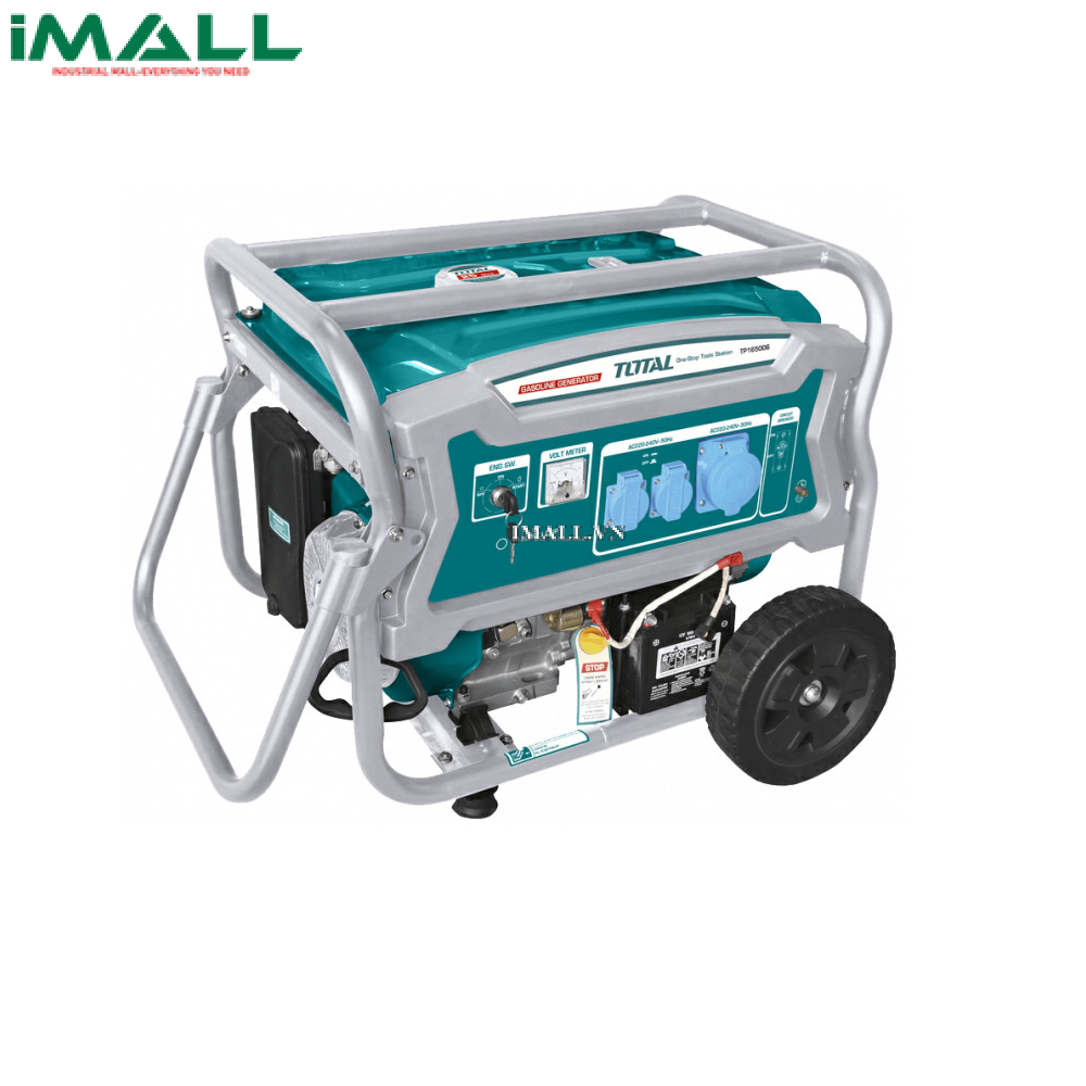 Máy phát điện dùng động cơ xăng Total TP165006 (6.5KW)