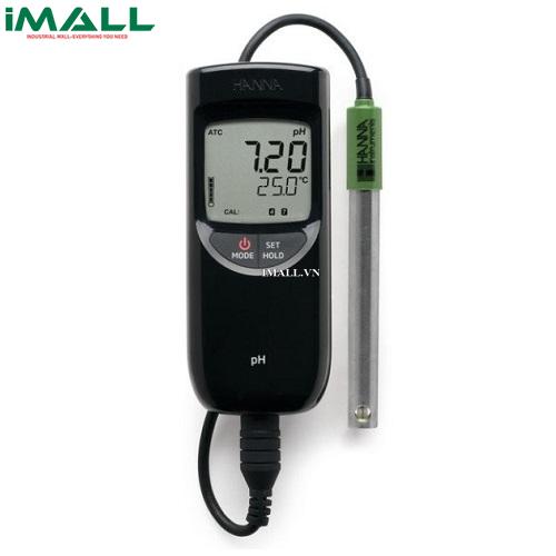 Máy đo pH/nhiệt độ cầm tay HANNA HI991001 (-2.00~16.00 pH; -5.0~105.0°C)