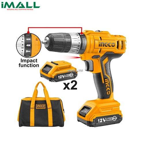 Máy khoan búa dùng pin INGCO CIDLI1222 (12V)