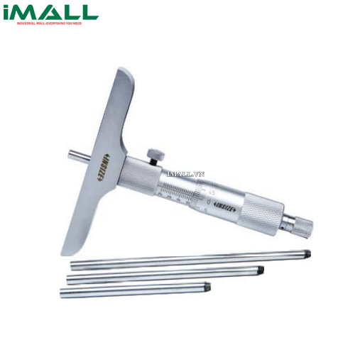 Panme đo độ sâu cơ khí (150mm; 0.01mm) INSIZE 3240-150S (Thanh đo đế dạng cầu)