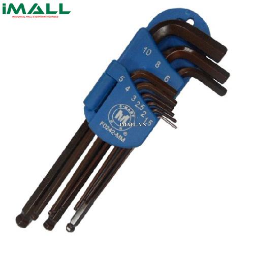 Bộ lục giác đầu bi 9 cây hệ mm C-MART F0242-MM
