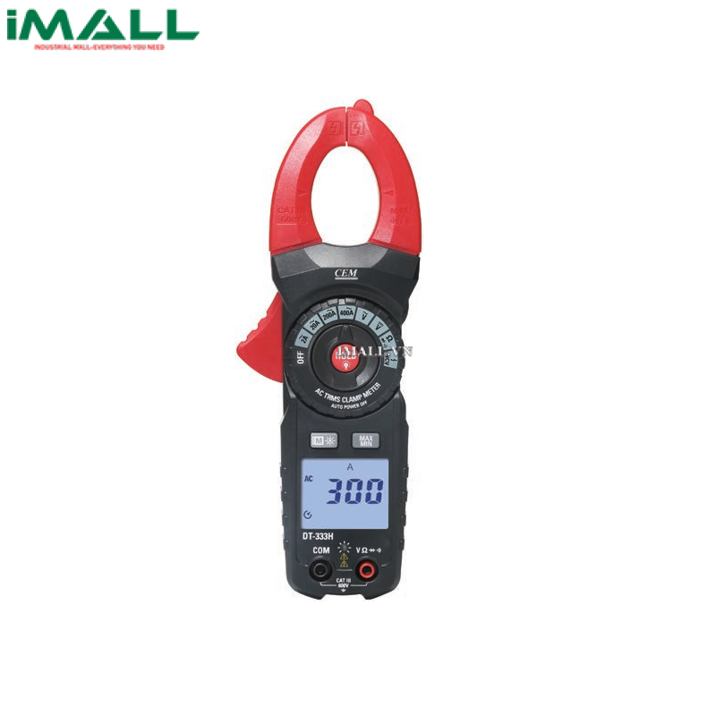 Ampe kìm AC CEM DT-333H (True RMS, 400.0A AC, 600V)