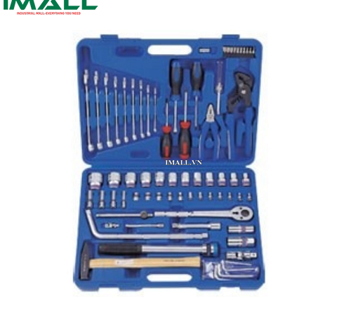 Bộ tuýp 75 chi tiết hệ mét Kingtony 7075MR01 (1/4" + 1/2")