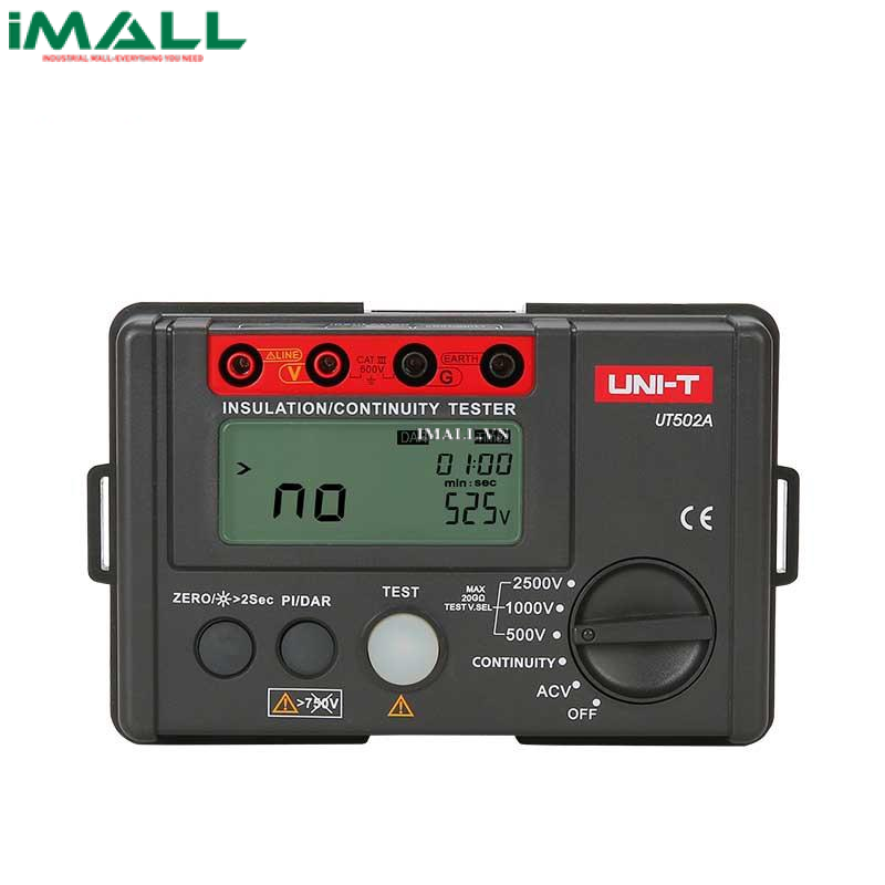 Máy đo điện trở cách điện UNI-T UT502A (500~2500V, 20GΩ)