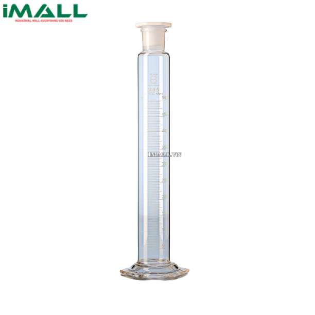 Ống đong thủy tinh có nút nhựa 250ml Duran 216183601