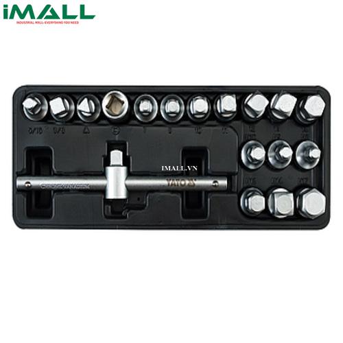 Bộ tuýp tháo ốc xả dầu 18 Chi tiết Yato YT-0599 (3/8")