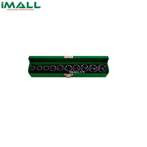 Bộ đầu tuýp lục giác 1/2 inch 10 món TOPTUL GEAD1001