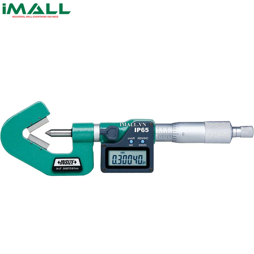 Panme điện tử đầu đo chữ V INSIZE 3590-455A (25-45mm/1.0-1.8") (5 rãnh)